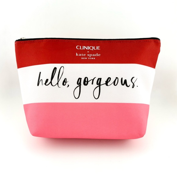 Clinique + Kate Spade Collab Cosmo Pouch w/ Mystery Clinique or Kate Spade! $90+ - Picture 1 of 2